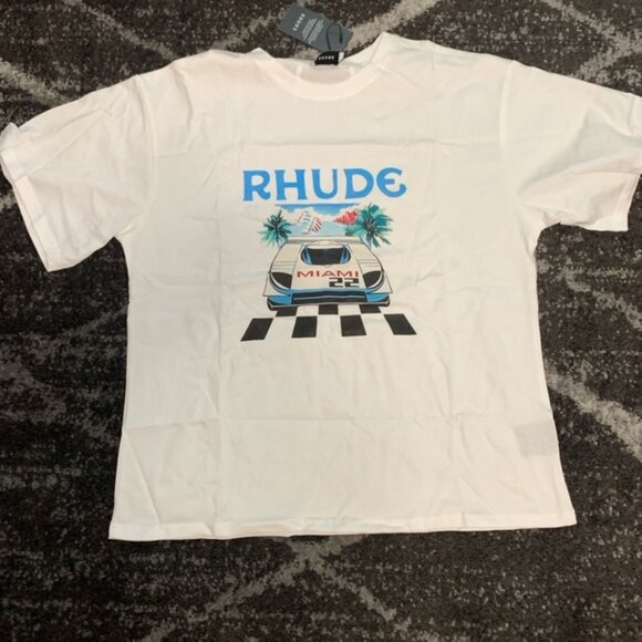 RHUDE Racing Miami 22 Men’s Large, Medium, Small - Picture 1 of 2